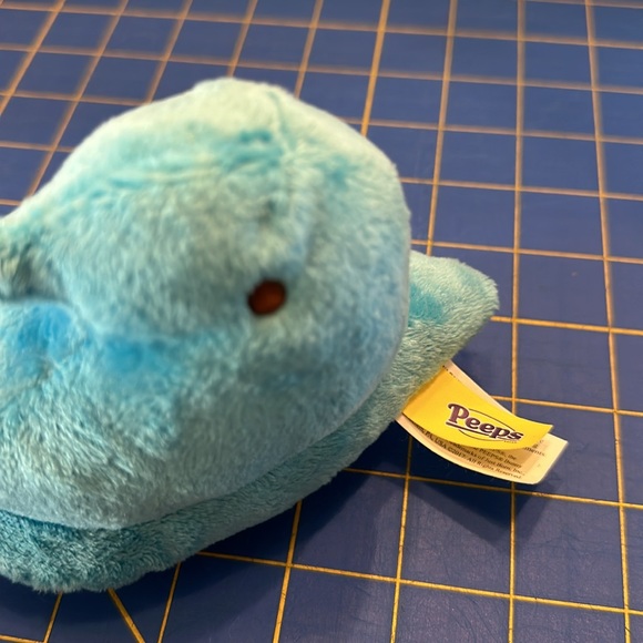 Just Born Peeps Stuffed Animals Blue Yellow Plush Easter Toy lot of 2 - Picture 3 of 5